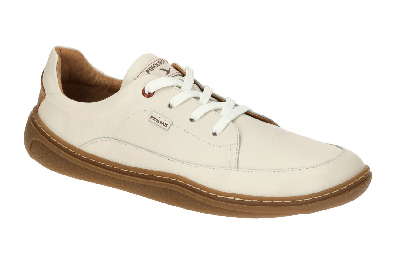 Pikolinos U9F-4285C1 ARANJUEZ Damenschuhe wei? nata bequeme Schn?r-Halbschuhe