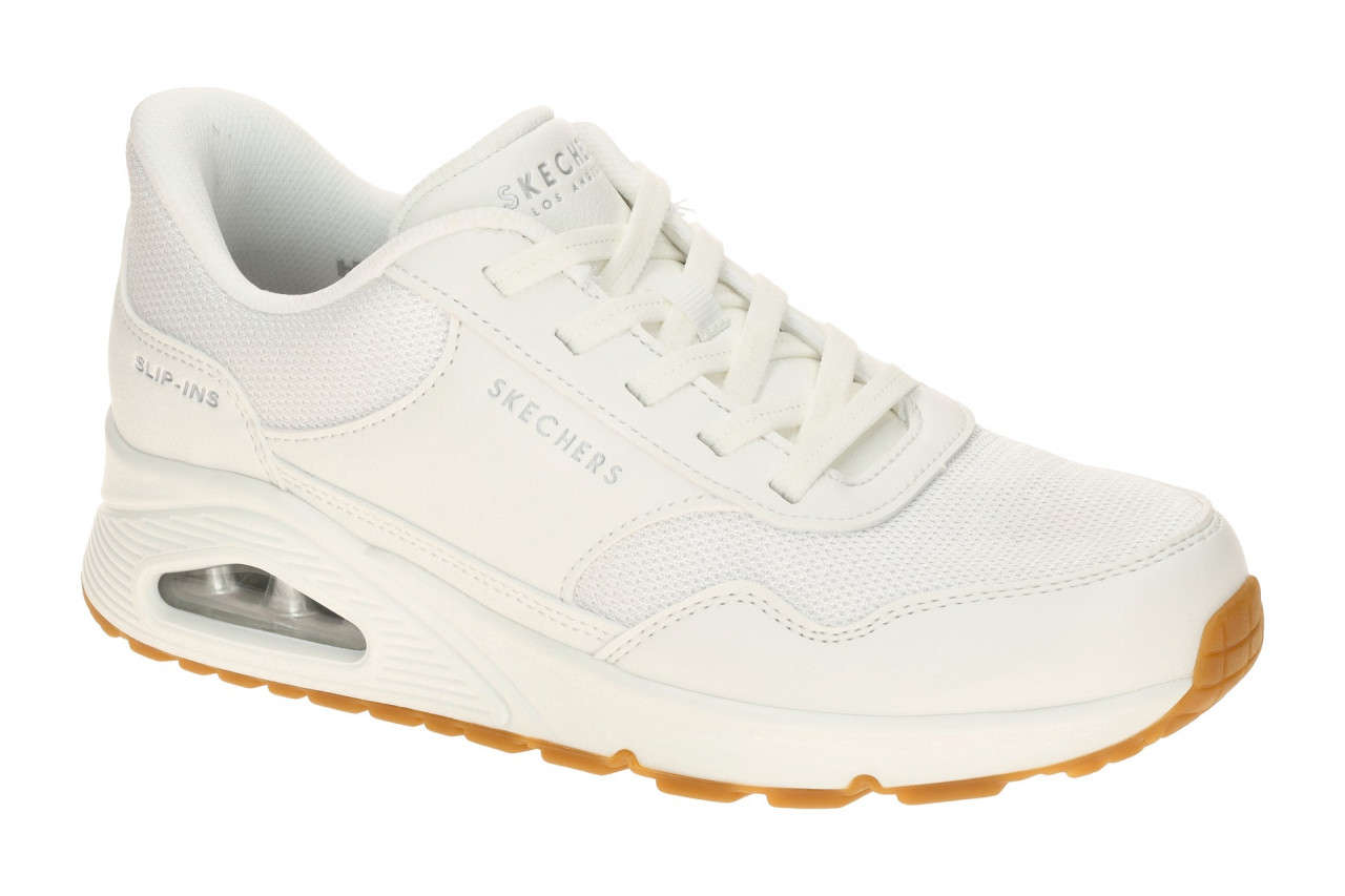 Skechers UNO 177117 WHT wei? - sportliche Slipper f?r Damen