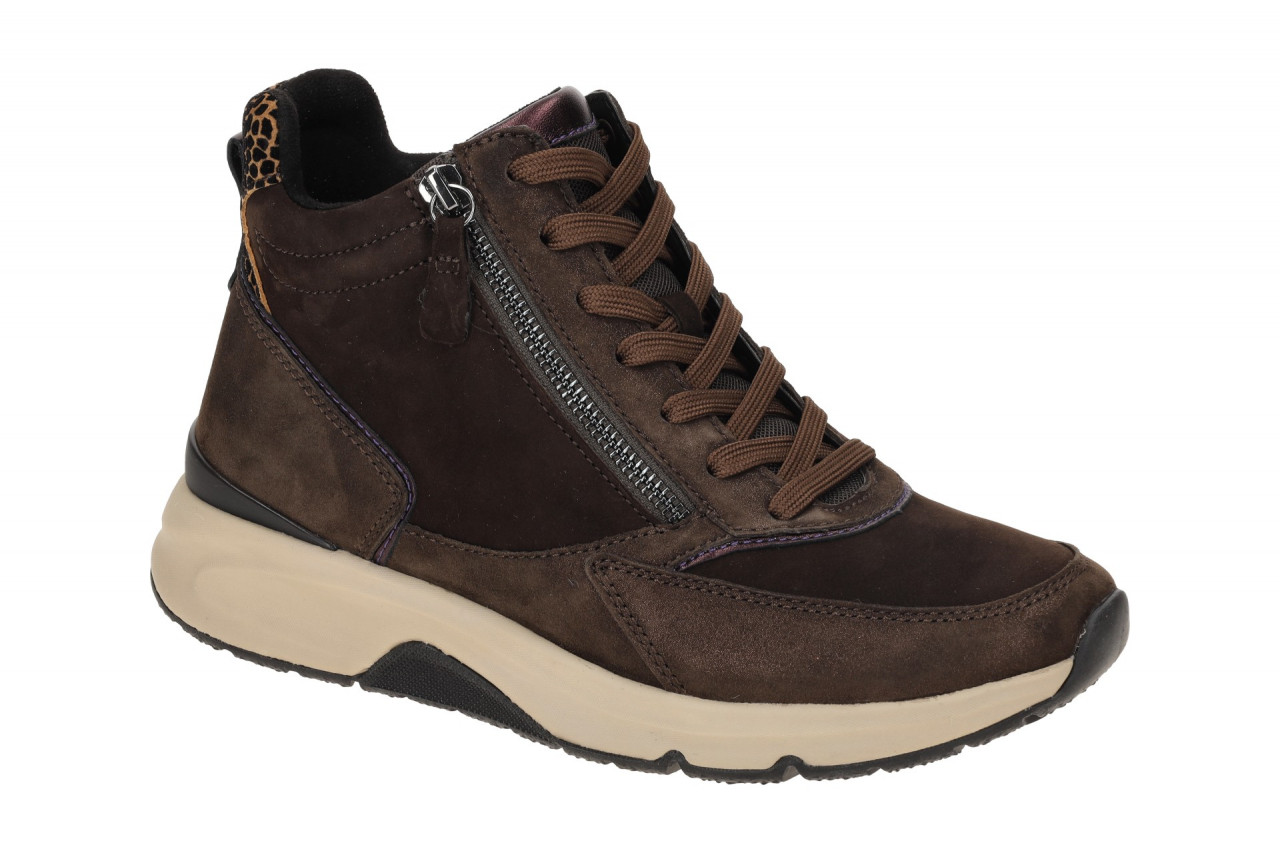 Gabor ROLLINGSOFT 76.887.43 dunkel-braun - bequeme Stiefelette f?r Damen