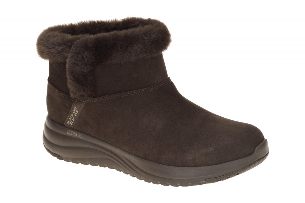 Skechers ON 144740 CHOC dunkel-braun - sportliche Stiefelette f?r Damen