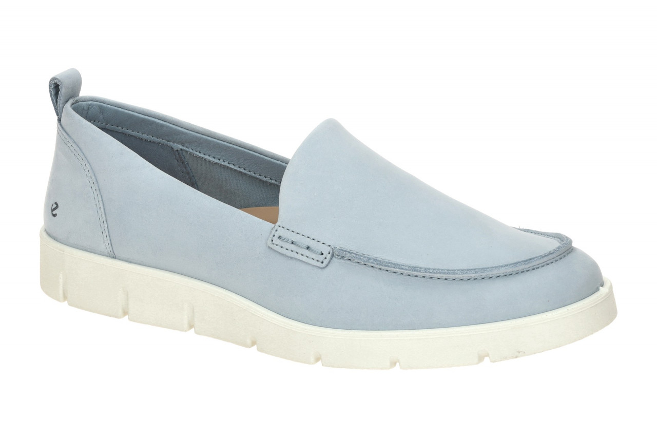 Ecco 28041302434 Bella Summer Loafer in Dusty Blue - Bequeme Damenschuhe