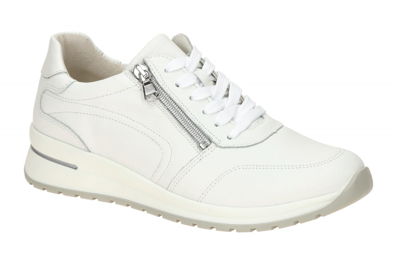 Waldl?ufer 928002 H-INESSA Damenschuhe Wei? Bequeme Schn?r-Halbschuhe