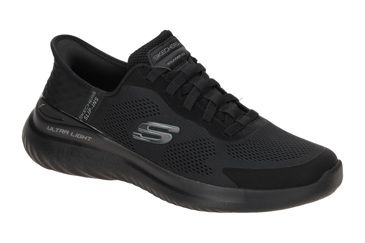 Skechers BOUNDER 2.0 232459 BBK schwarz - sportliche Slipper f?r Herren