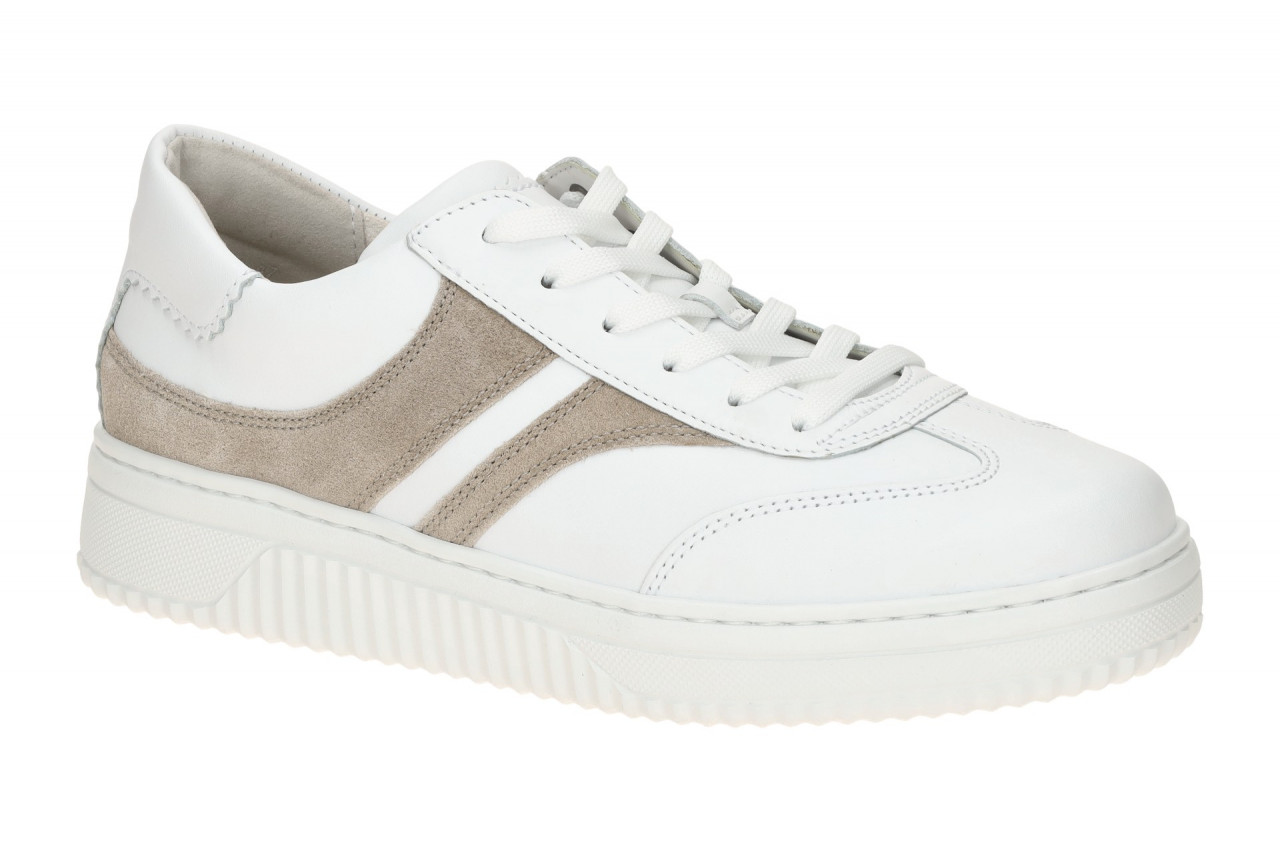 Gabor 86.406.53 Damen Sneaker Wei? Echtleder XL-ExtraLight Plateau-Komfort
