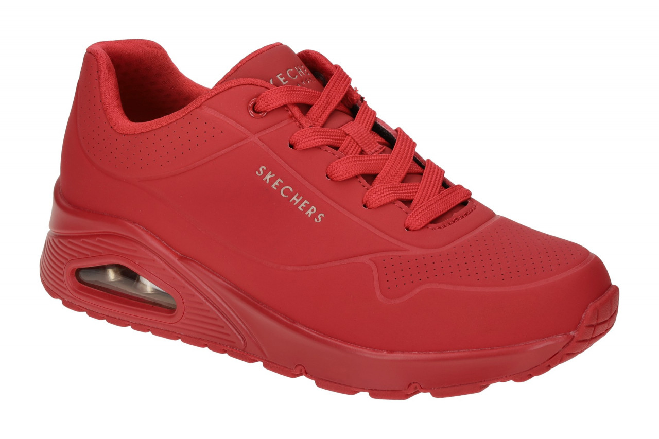 Skechers 73690 RED UNO - STAND ON AIR Damenschuhe rot Synthetik Air Cooled Me...