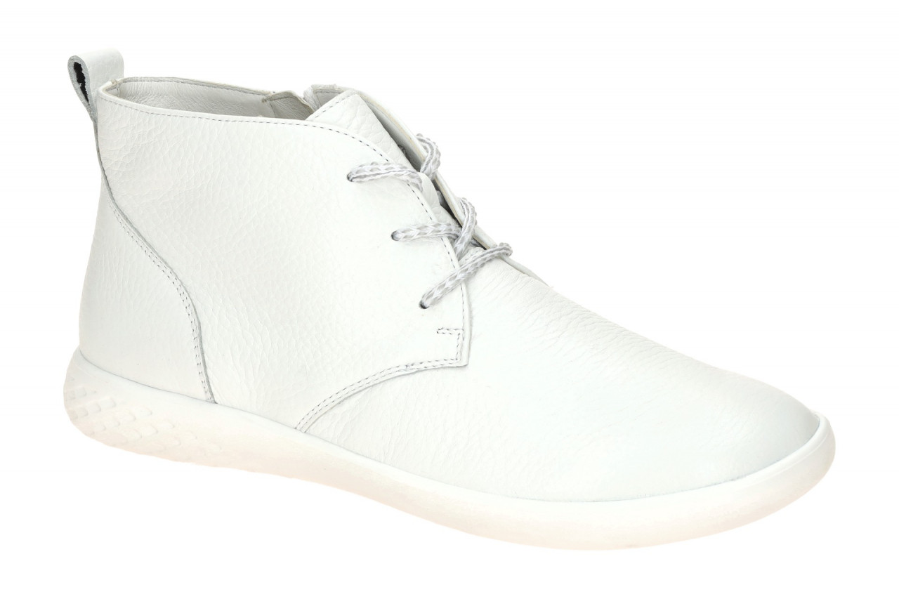 Waldl?ufer 947701 Damen Stiefeletten Wei? Echtleder Extra weit bequem