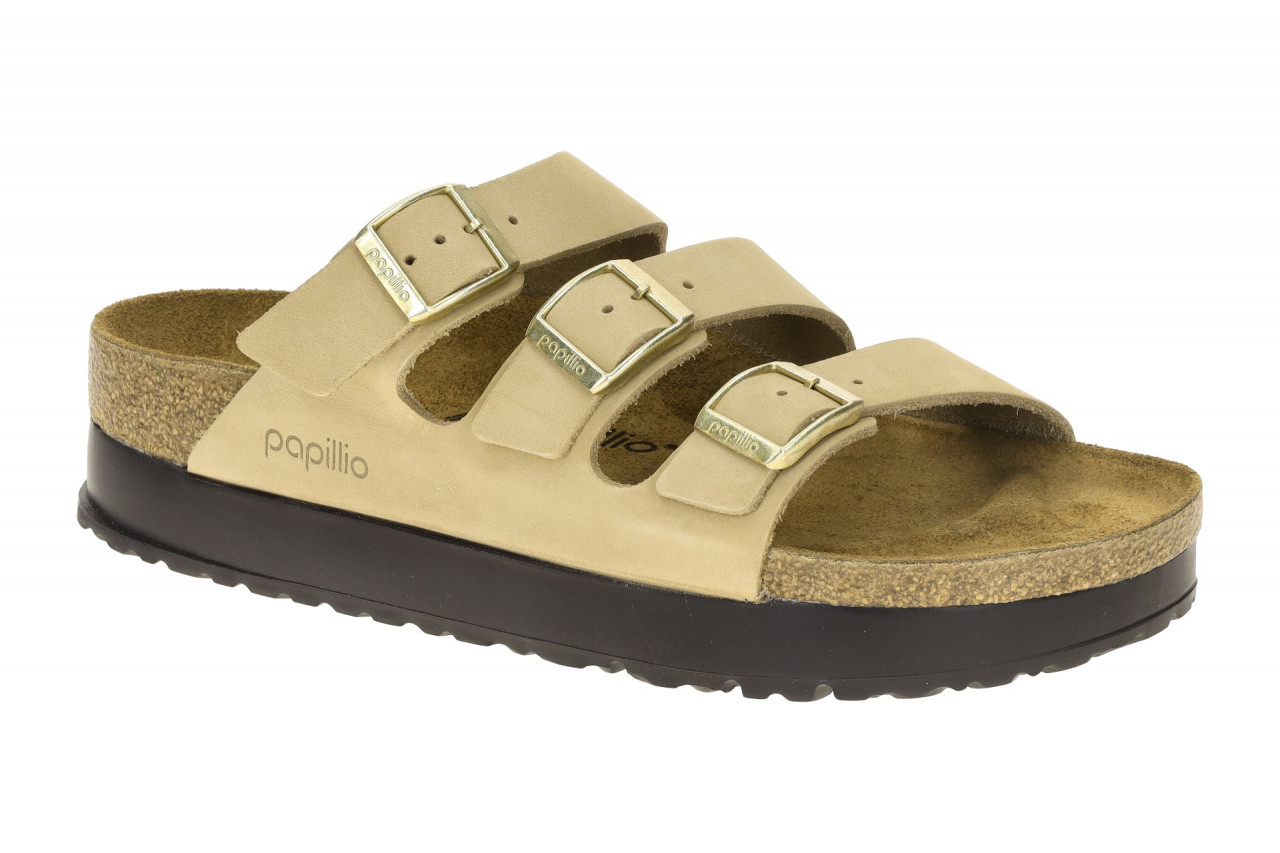 Birkenstock FLORIDA III PAP FLEX PLATFORM 1029760 beige - Pantolette f?r Damen