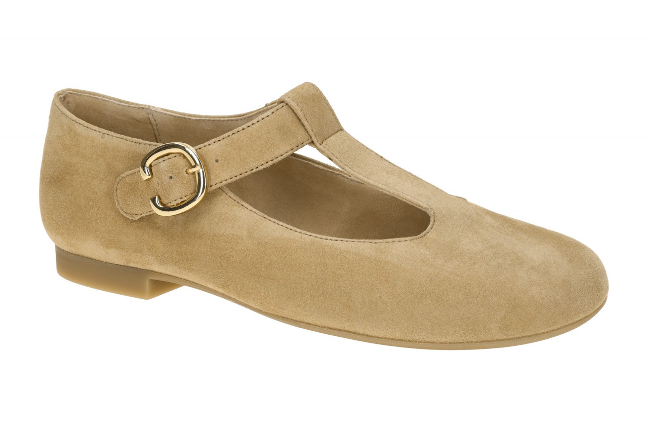 Paul Green 1203-019 beige - Mary-Jane Ballerina