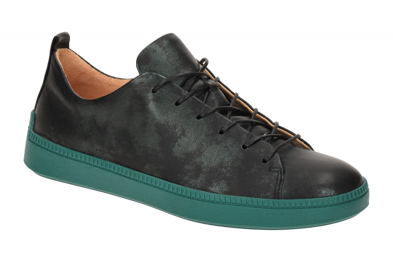 Think 227 TURNA Damen-Sneaker Schwarz pino Echtleder naturlatex Sohle F - nor...