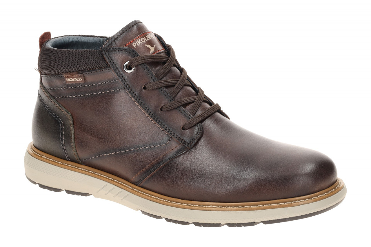 Pikolinos Herrenstiefelette M8D-8050C1 olmo BILBAO - dunkelbraun, Textil/Echt...