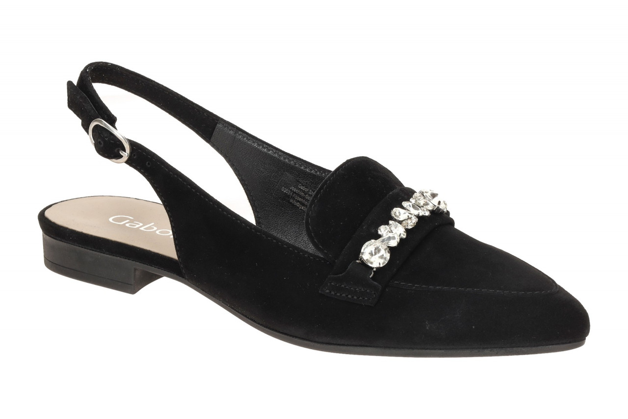 Gabor 61.531.17 schwarz - Sling Pumps f?r Damen