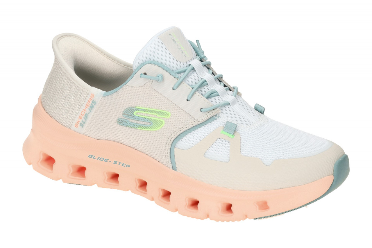Skechers 150420 MULT Beige Multi Slipper Damen Sport-Sneaker