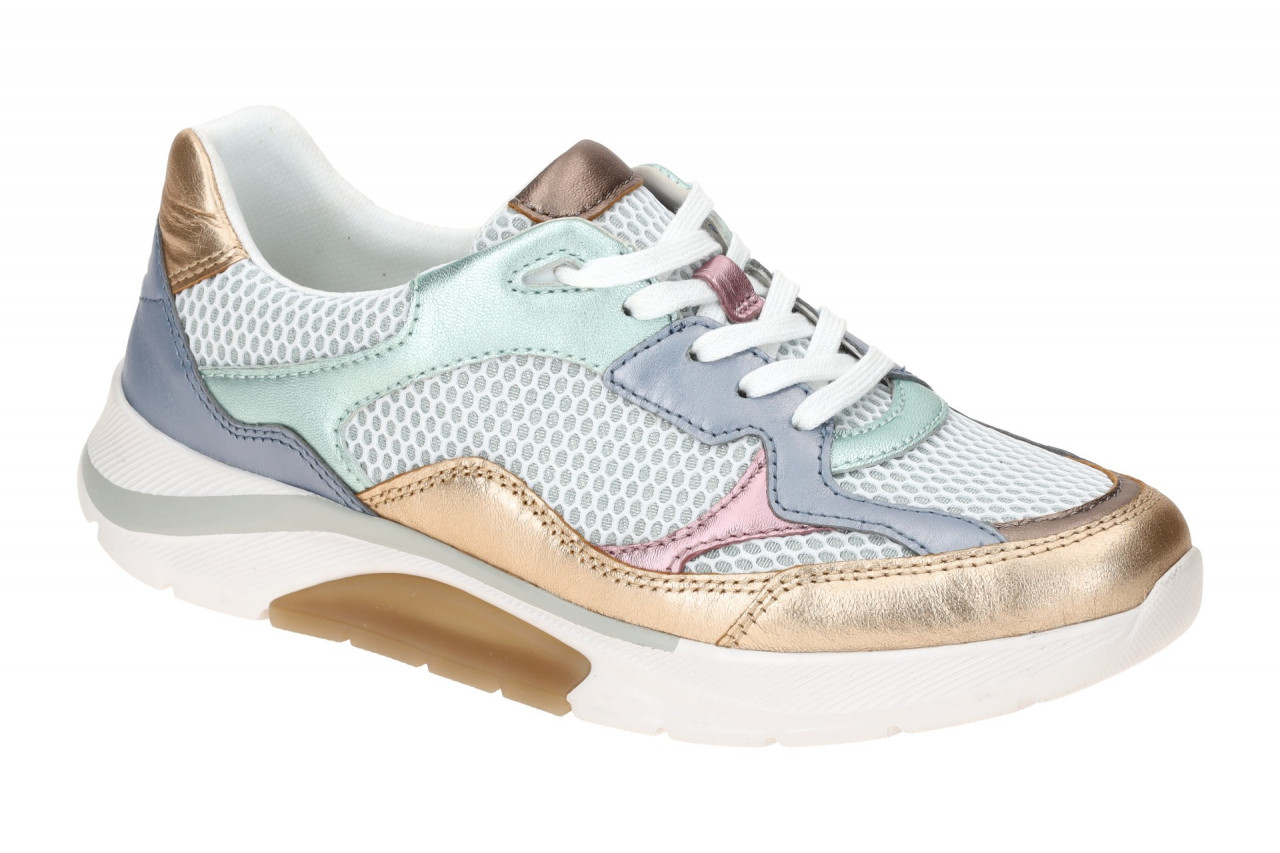 Gabor 66.926.61 ROLLINGSOFT Damenschuhe Sneaker Wei?/Silber Gr??e G - normal ...