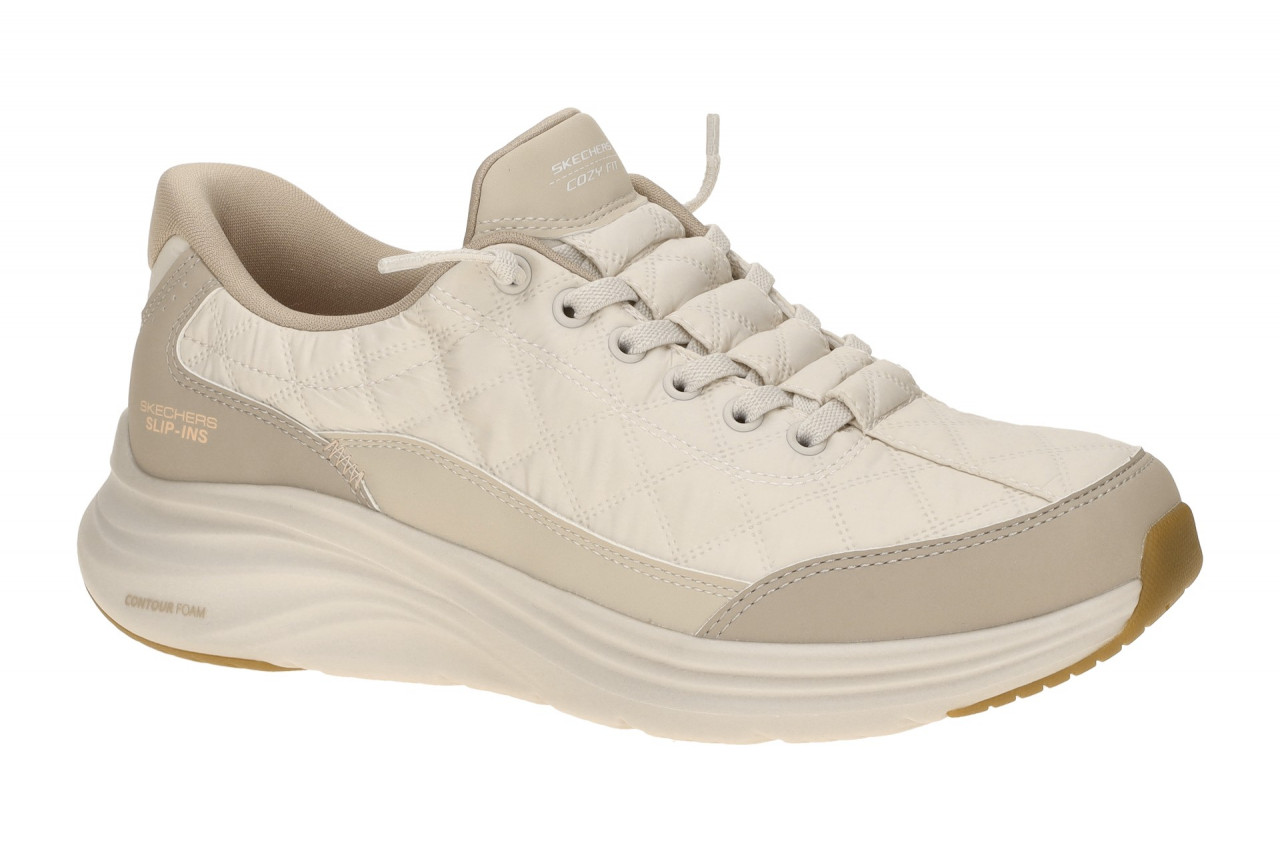 Skechers 303949L NTTP Kids Slip-On Sneaker in Beige - Natural/Taupe mit CONTO...
