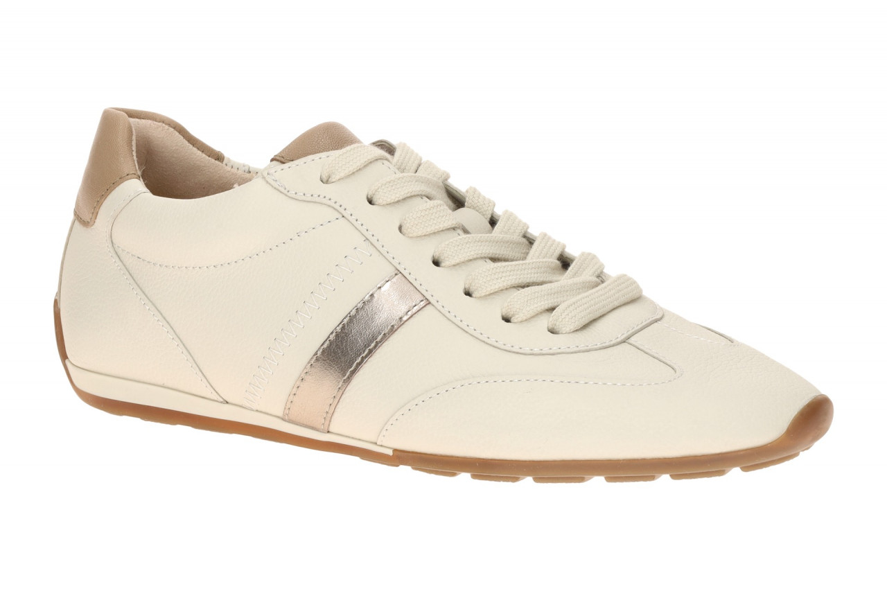 Gabor 83.191.20 Damen Retro Sneaker in Wei? latte - Best Fitting, flache Sohle
