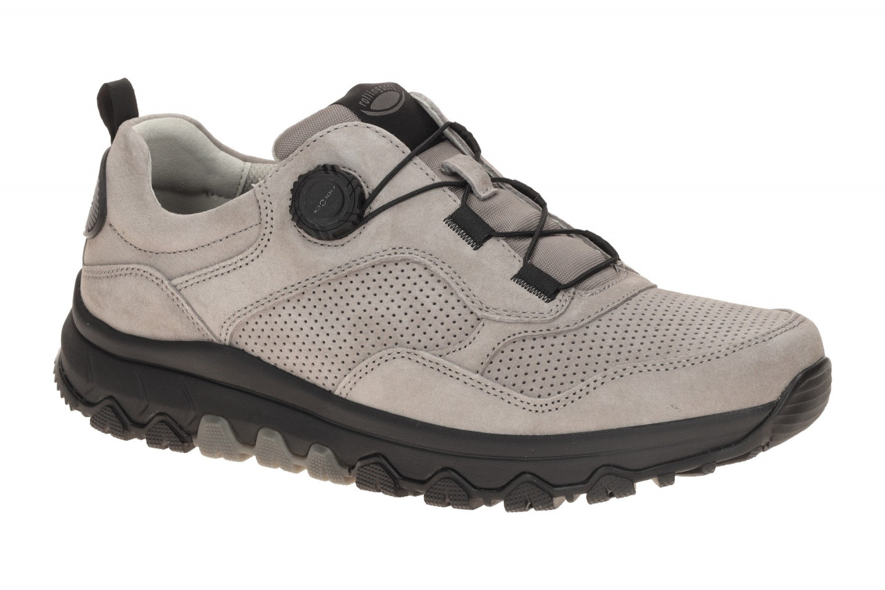 Pius Gabor Herrenschuhe 8005.16.02 ROLLINGSOFT stone grau bequeme Schn?r Halb...