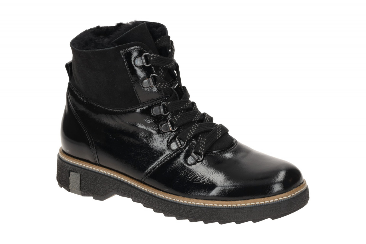 Waldl?ufer 911802 HITOMI Damen Winterstiefeletten schwarz Leder Warmfutter Lu...