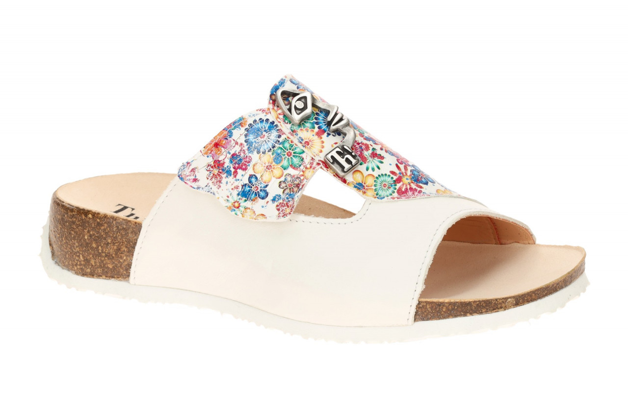 Think MIZZI 3-000124-1060 wei? - bequeme Pantolette f?r Damen