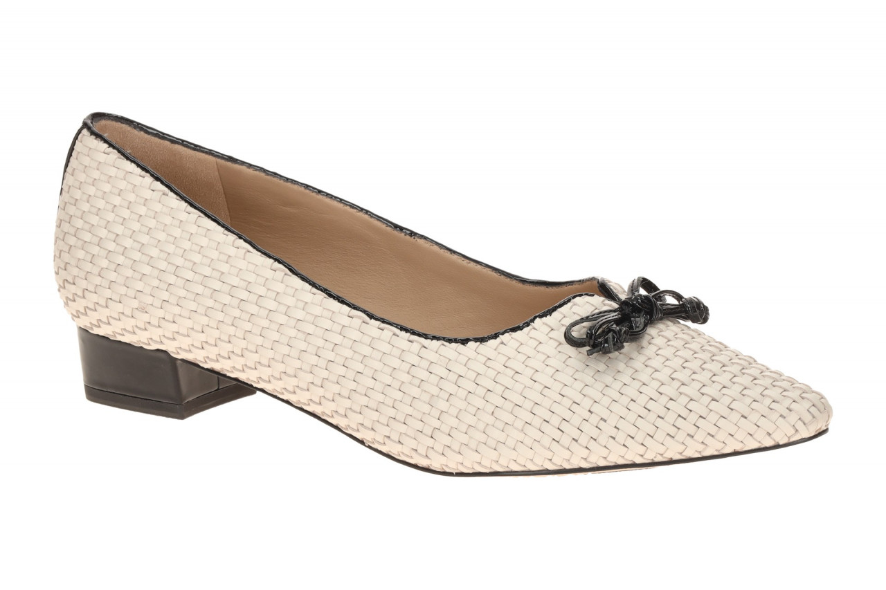 Peter Kaiser Damenschuhe Pumps 9-72471-46 Offwhite Glattleder Blockabsatz