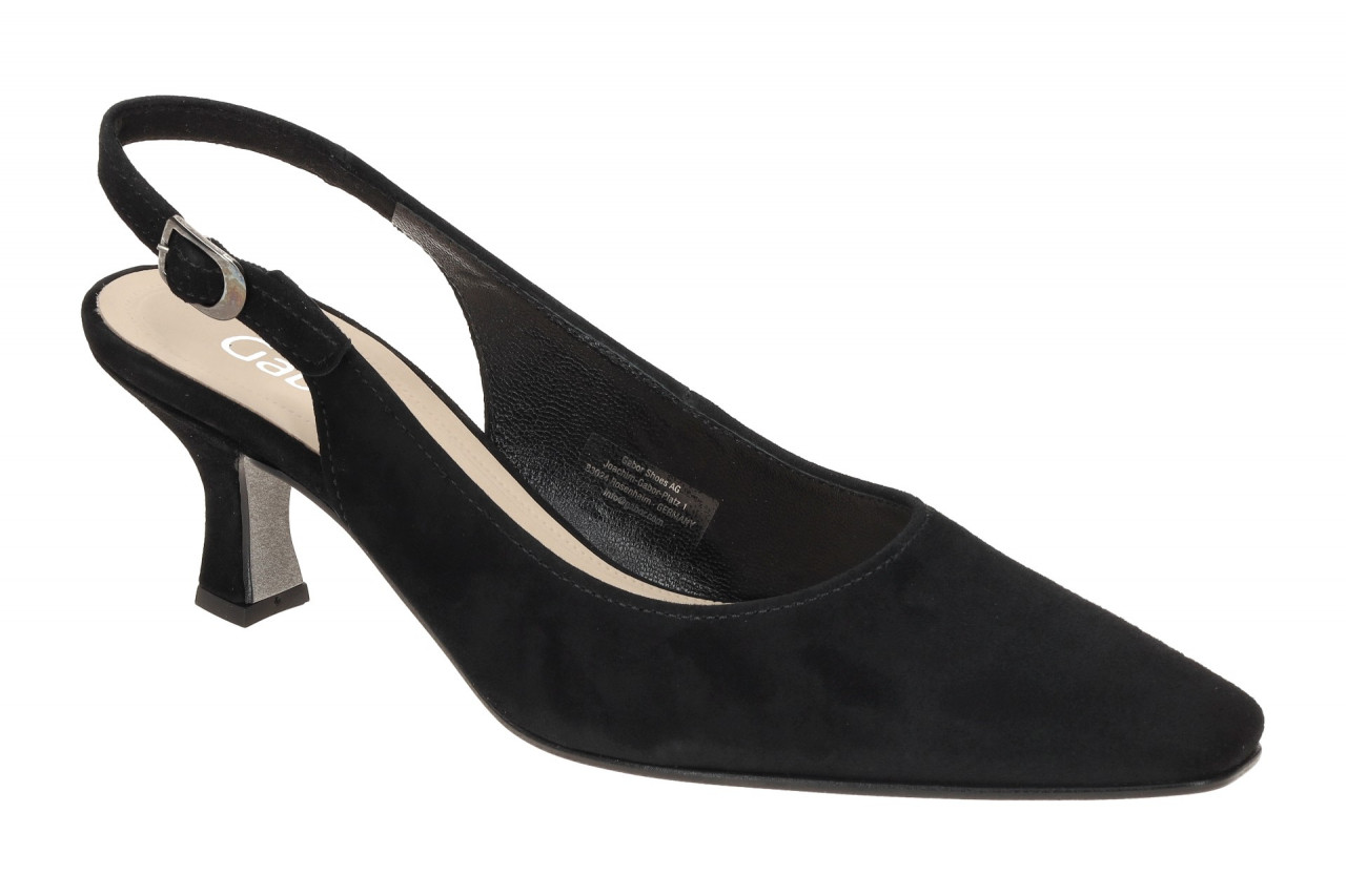 Gabor 81.510.17 schwarz - Sling Pumps f?r Damen
