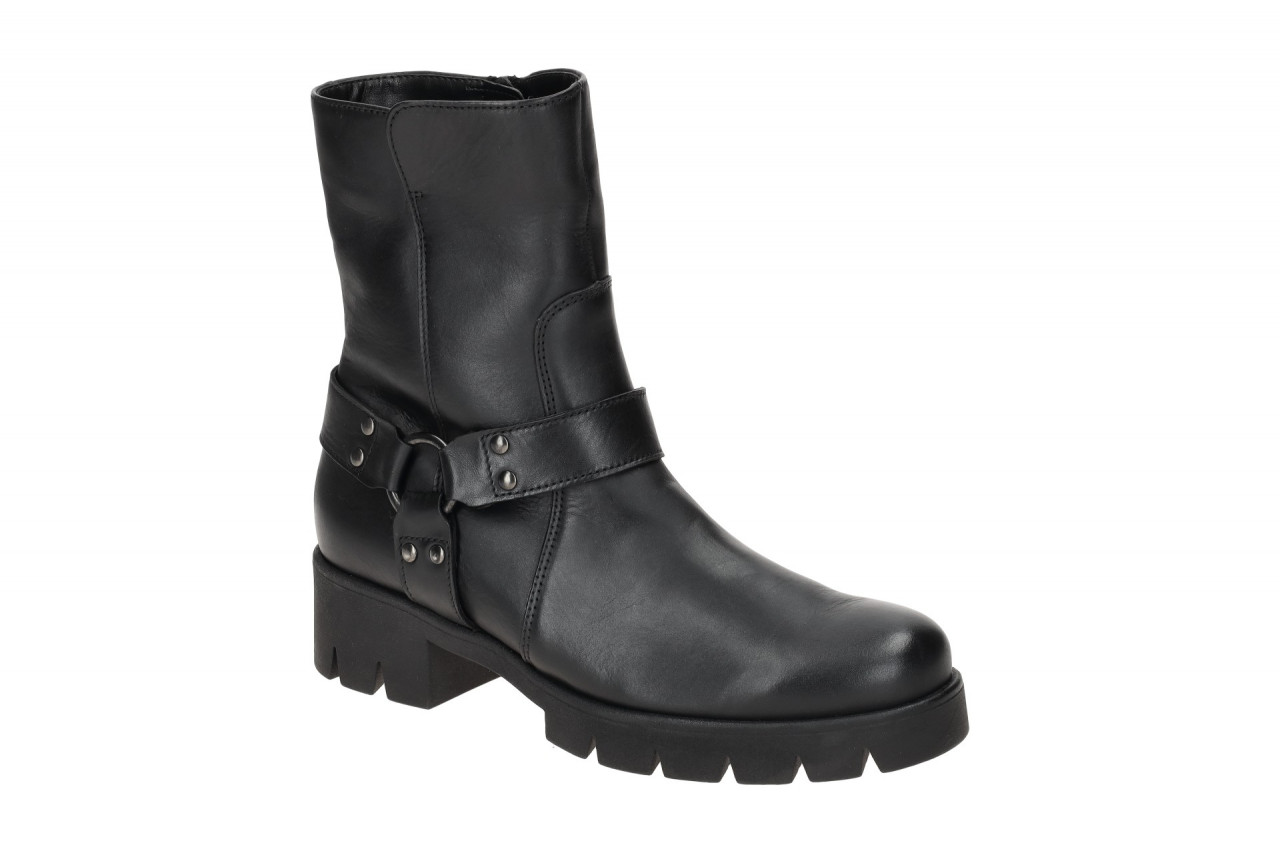 Gabor 71.713 Damen Stiefeletten Schwarz - Best Fitting Biker-Boots