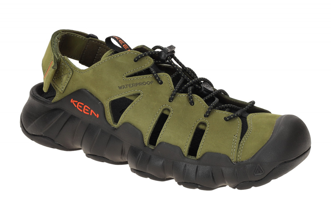 Keen 1030722 Hyperport Fisherman Men Sandale Gr?n - dark olive/black, Leder +...