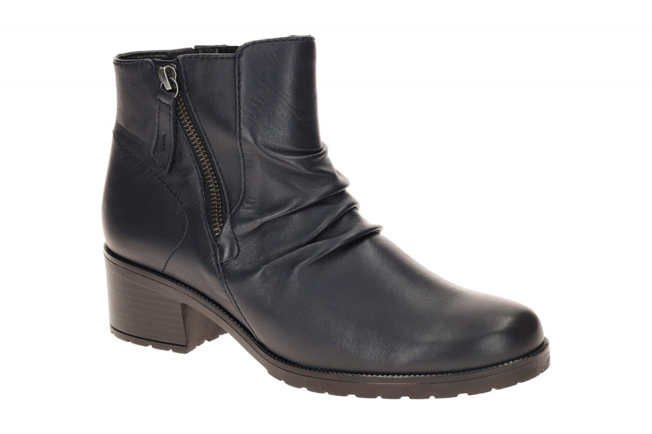 Gabor 72.811 - Damen Stiefeletten in Blau Midnight mit Gummisohle