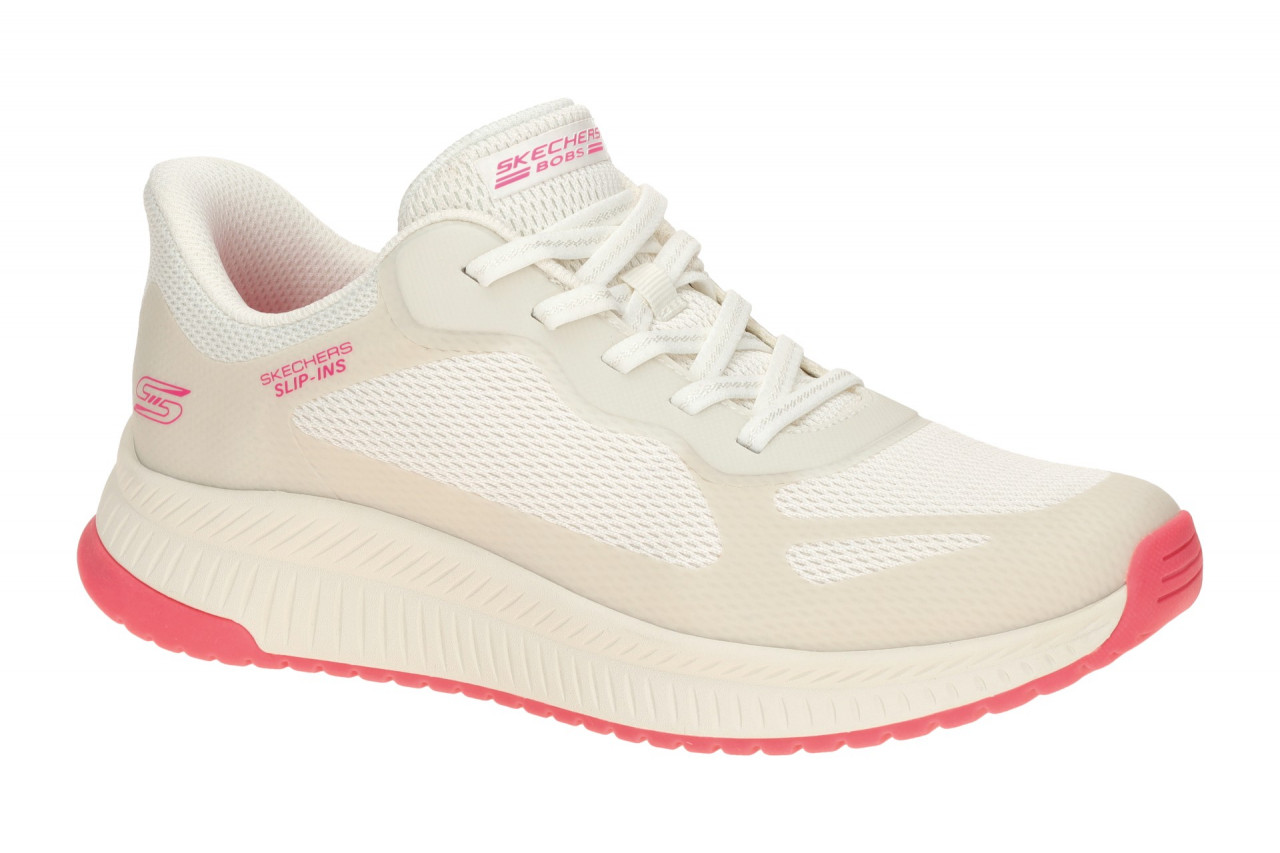 Skechers 117624 WPK Damen Sneaker Wei?/Pink HANDS FREE SLIP INS