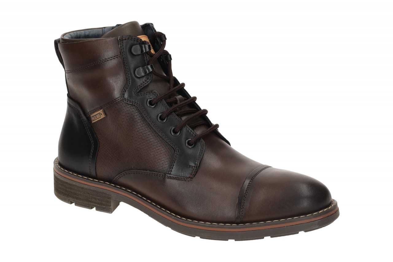 Pikolinos M2M-8156C1 olmo Herren Stiefelette YORK Braun Echtleder Gummisohle