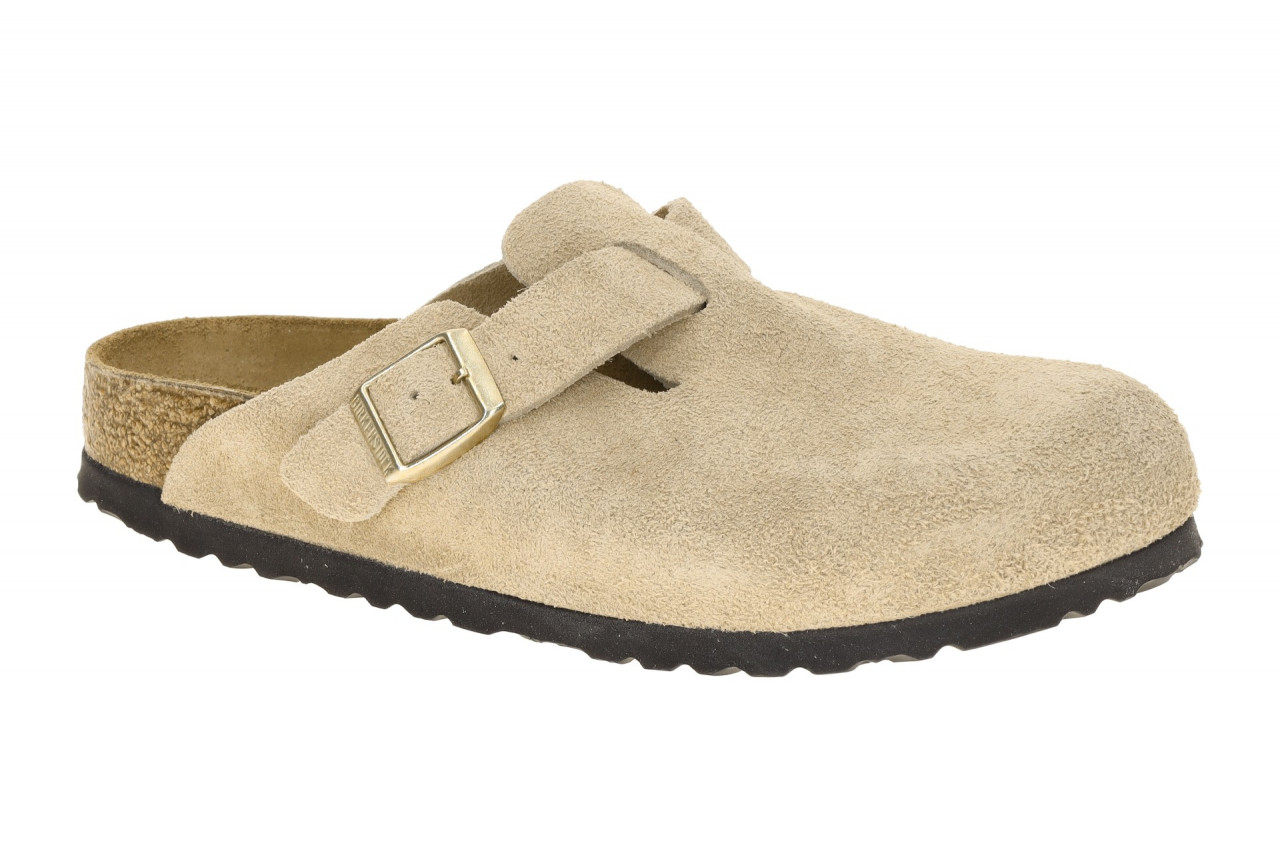 Birkenstock BOSTON BS 1030883 beige - bequeme Pantolette f?r Damen