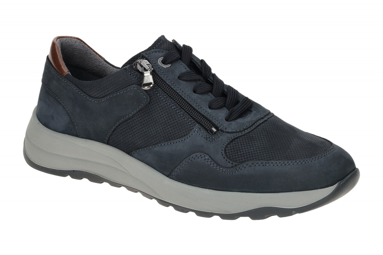 Waldl?ufer K 662001 406 416 blau - bequeme Halbschuhe f?r Herren