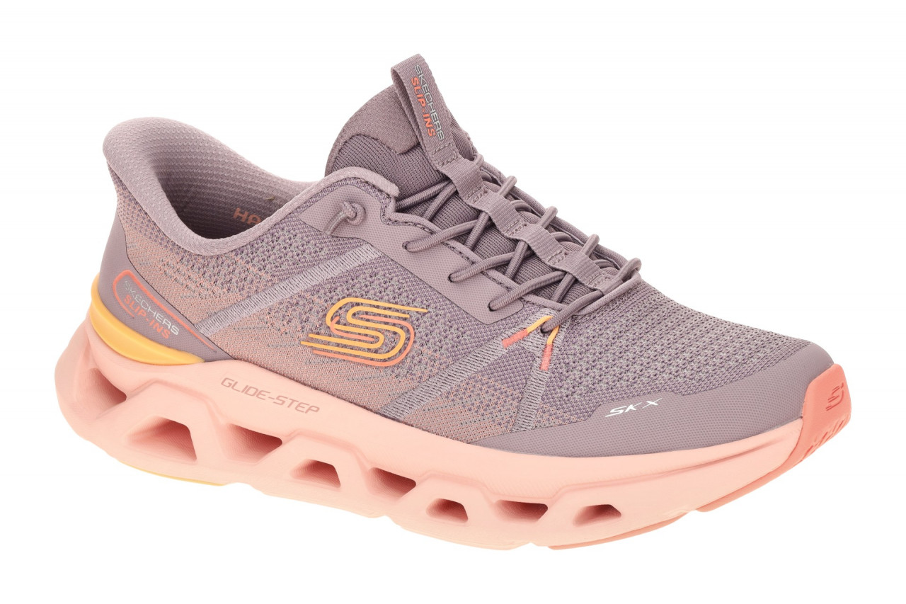 Skechers 150513 LVMT Damen Slip-Ins Sneakers lila lavender/multi vegan atmung...