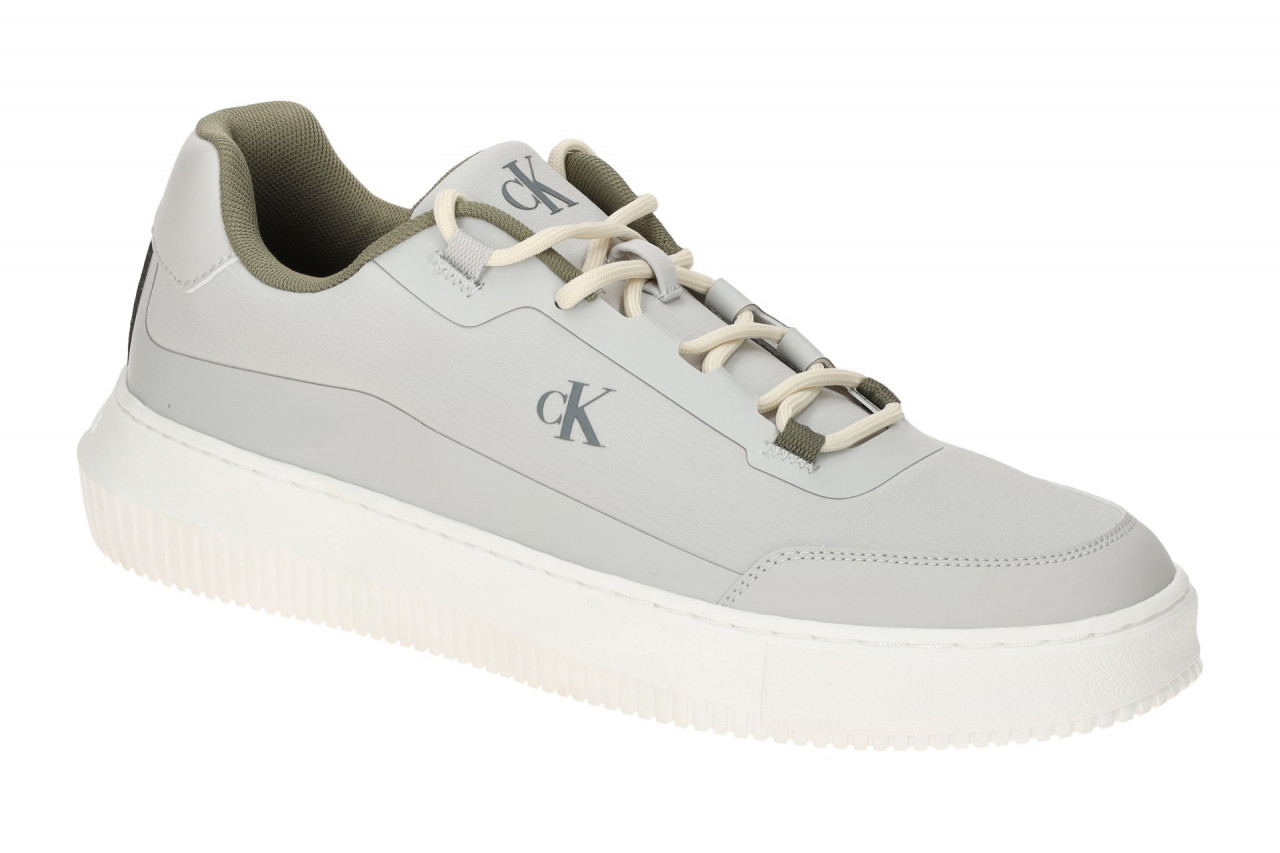 Calvin Klein CHUNKY CUPSOLE TECH RIPSTOP YM01204 0IS hell-grau - sportliche H...