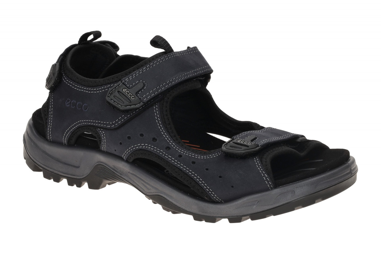 Ecco 82204412038 Herren Sandale Marine Wander Trekking Nubuck Gummisohle