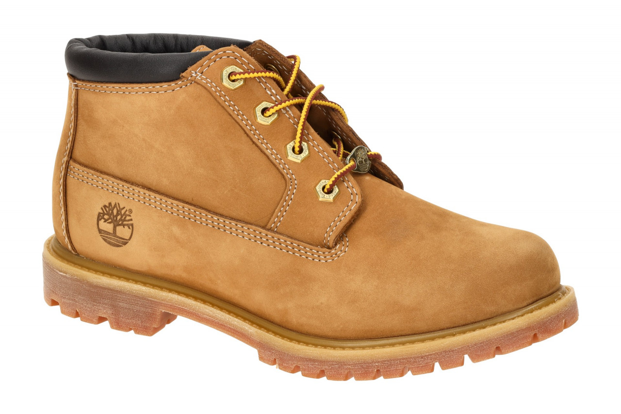 Timberland NELLIE MID LACE WP CHUKKA 123399 713 gelb - bequeme Stiefelette f?...