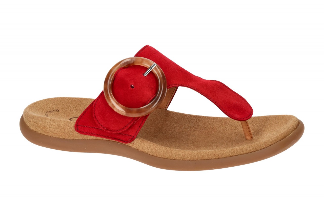 Gabor 63.701.15 rot - Pantoletten f?r Damen