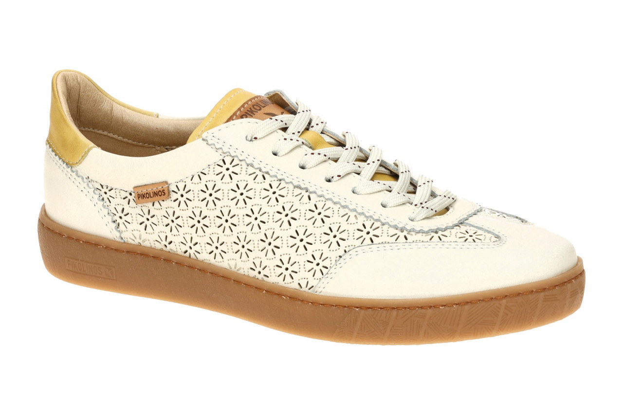 Pikolinos W7B-6711C1 LANZAROTE Damenschuhe wei? nata bequeme Halbschuhe
