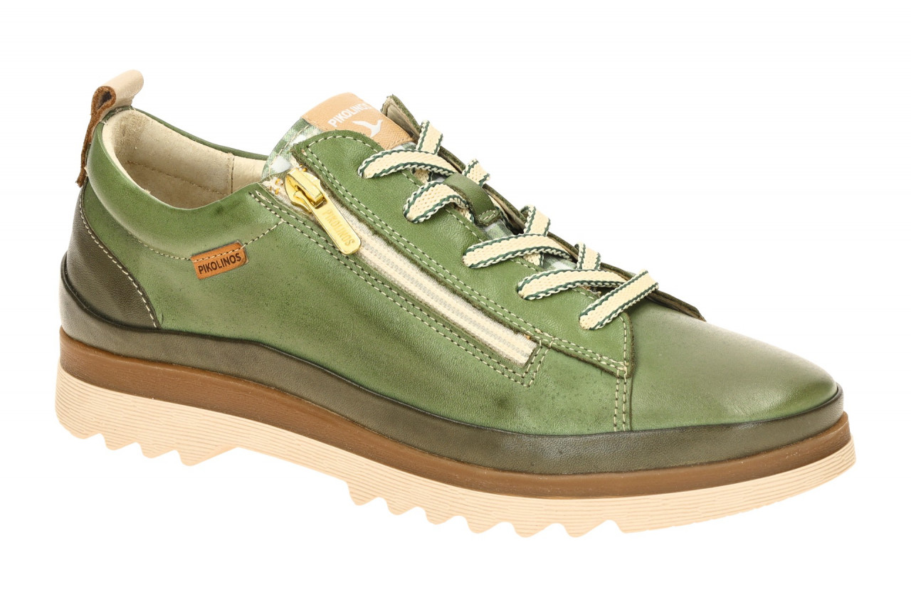 Pikolinos W3W-6979C11 mint green VIGO Damenschuhe Echtleder bequeme Schn?r-Ha...