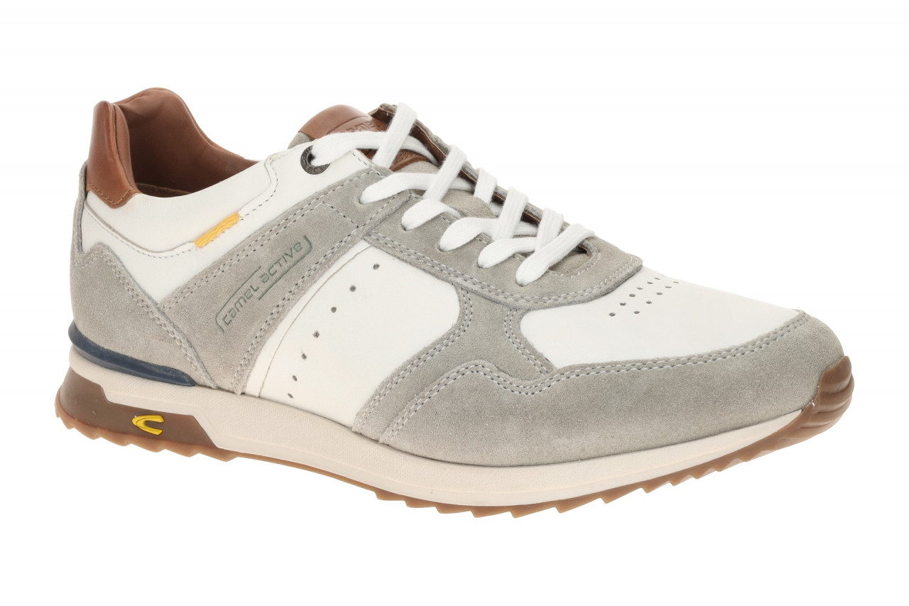 camel active Herren Sneaker ALLEY 54ALA01-201513 Wei? Velourleder Glattleder ...