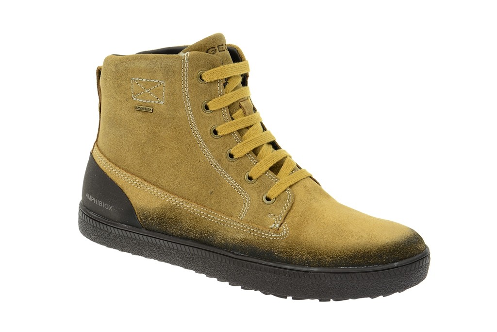 Geox D44Z4B 00023 C2003 Amaranth ABX Stiefeletten Gelb - Ochre Yellow wasserd...