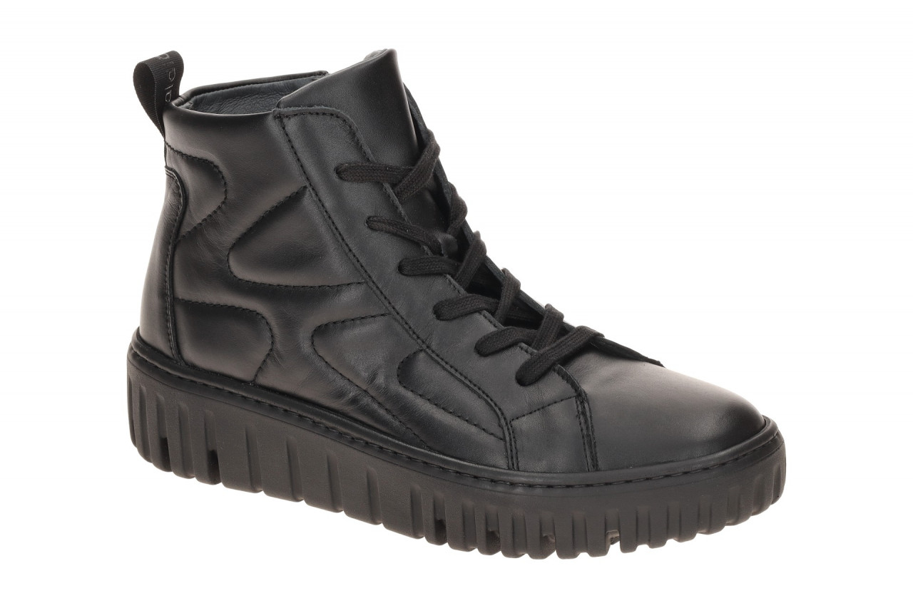Waldl?ufer Damen Stiefeletten 941709 Schwarz - bequeme H-LIVIA Plateau Keilab...