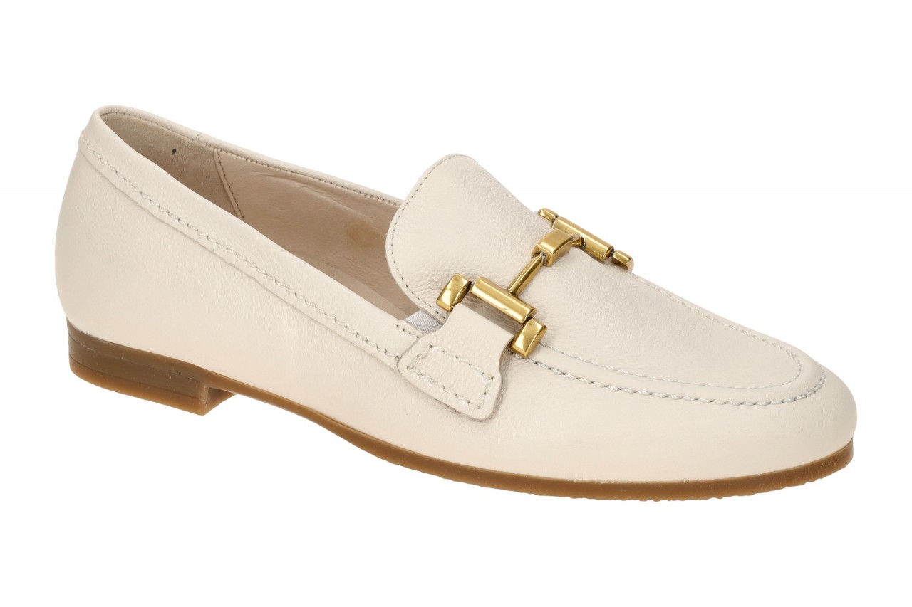 Gabor 42.432.52 FLORENZ Damen Ballerinas Beige Creme Echtleder Comfort
