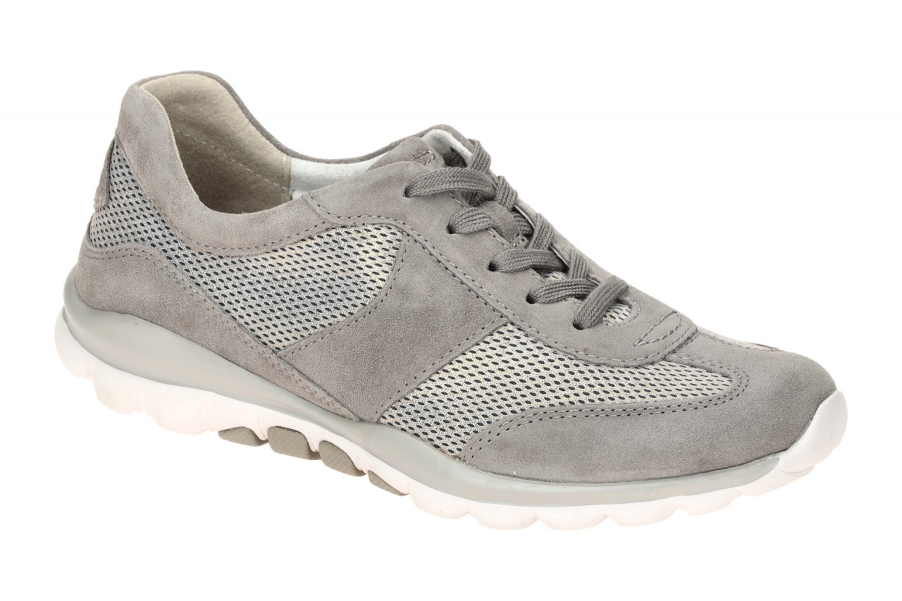 Gabor ROLLINGSOFT 66.966.39 hell-grau - bequeme Halbschuhe f?r Damen