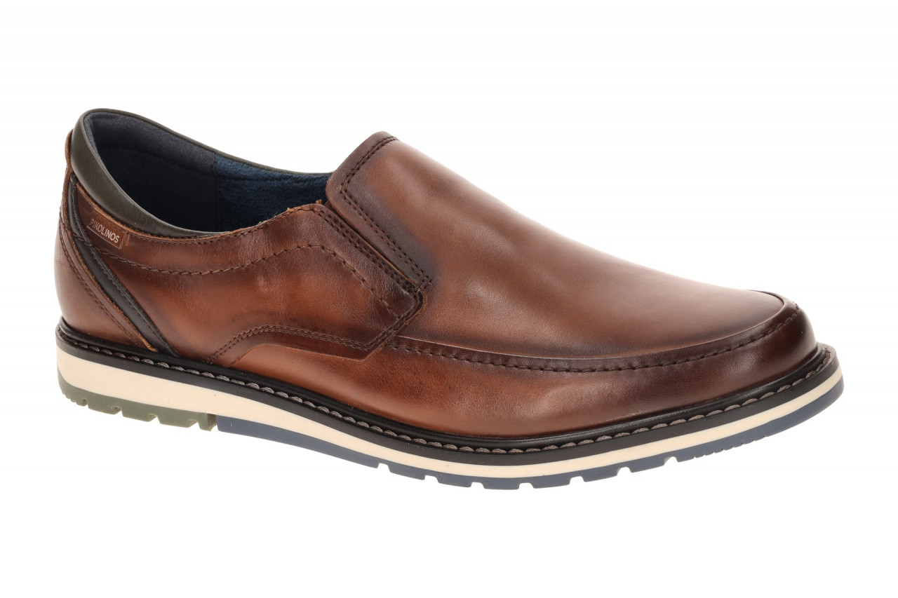 Pikolinos M8J-3114C1 Herren Slipper cuero braun BERNA bequem+Gummisohle+Fu?bett