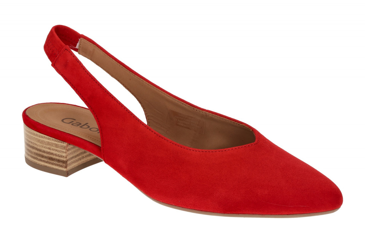 Gabor 61.520.15 rot - Sling Pumps f?r Damen