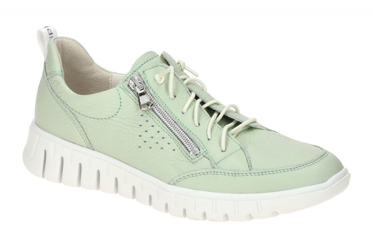 Waldl?ufer 916003 H-BIRDY Damenschuhe Gr?n - menta Bequeme Schn?r-Halbschuhe