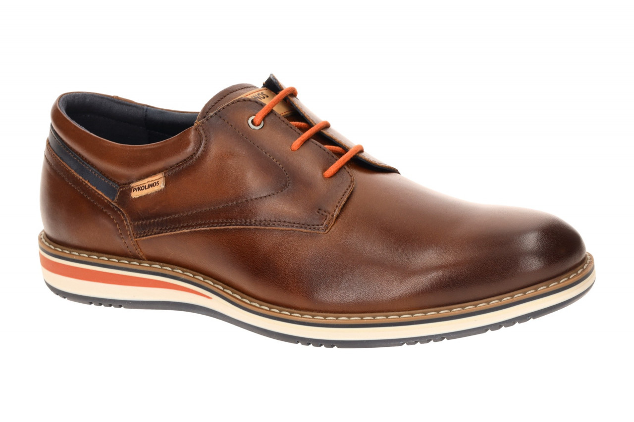 Pikolinos M1T-4050 cuero AVILA Bequeme Herren Schn?r Halbschuhe Braun