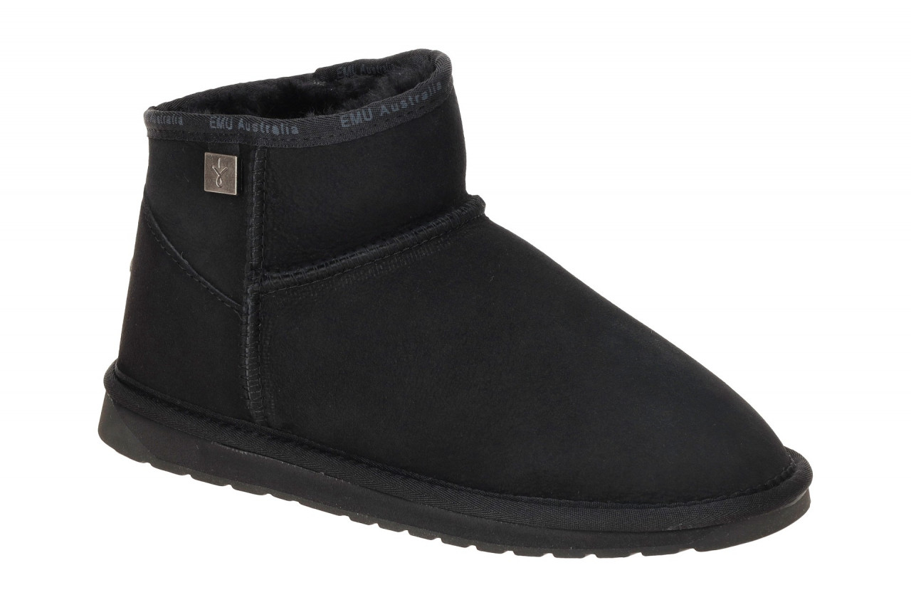 EMU WP11875 BLAK Damen Winterstiefeletten Schwarz Echtleder Lammfell Flexibel