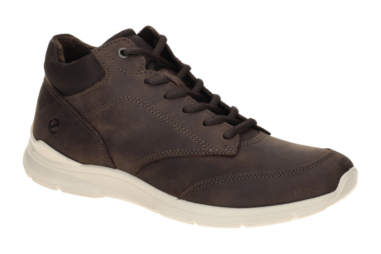Ecco 51175402178 Irving Mid Cut Herrenschuhe - Braun Mocha, Bequeme Schn?r Ha...
