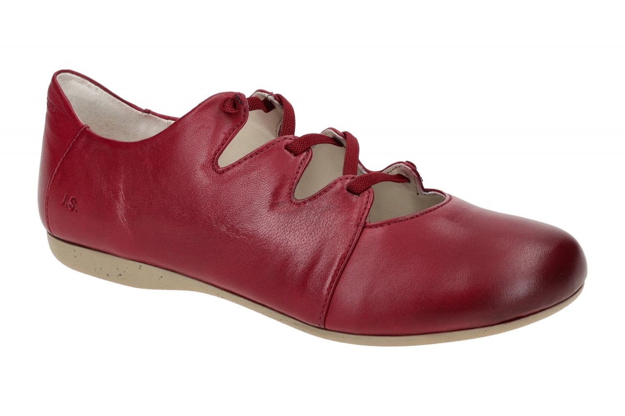 Josef Seibel Damen Slipper FIONA 04 Rot - berry Echtleder Gummisohle Wechself...